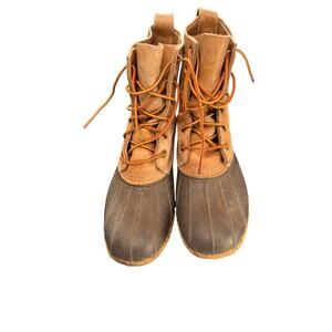 L.L. Bean Unisex Gorp Rain Snow Lace Up Waterproof Rubber Bean Boots Size 10
